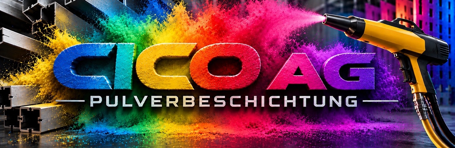 CICO AG – farbiges Pulver und Pulverbeschichtungspistole